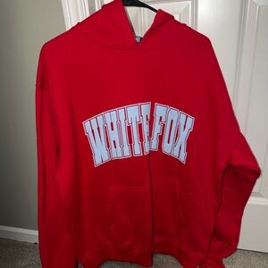 White Fox Boutique Vibrant Red Sweatshirt Hoodie